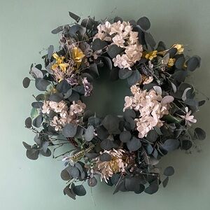 Elegant Floral Holiday Wreath